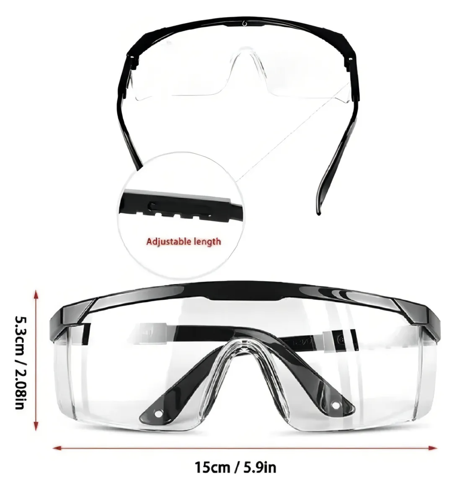 Lentes Protectores De Policarbonato Para Construcción o Laboratorio - Image 2