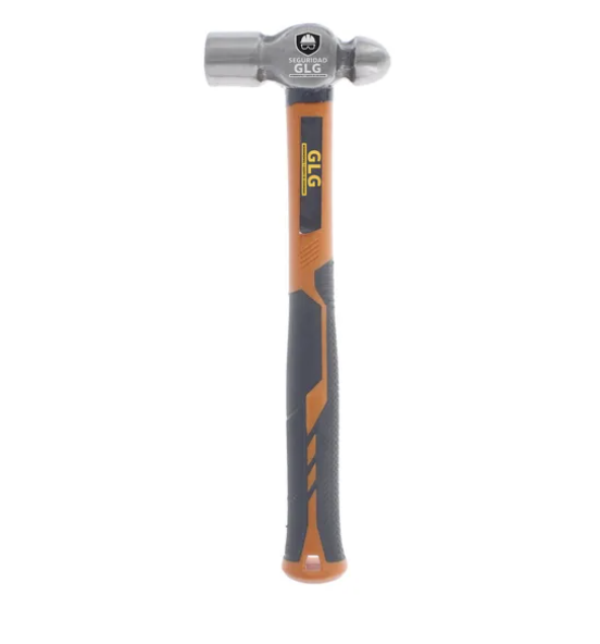 Martillo De Bola 16 Oz Cabeza Acero Redonda con Mango Antiderrapante