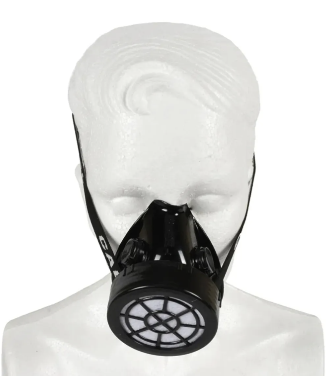 Mascarilla Respirador Tamaño Ajustable Uso Profesional Contra Gases Vapores Ácidos Orgánicos