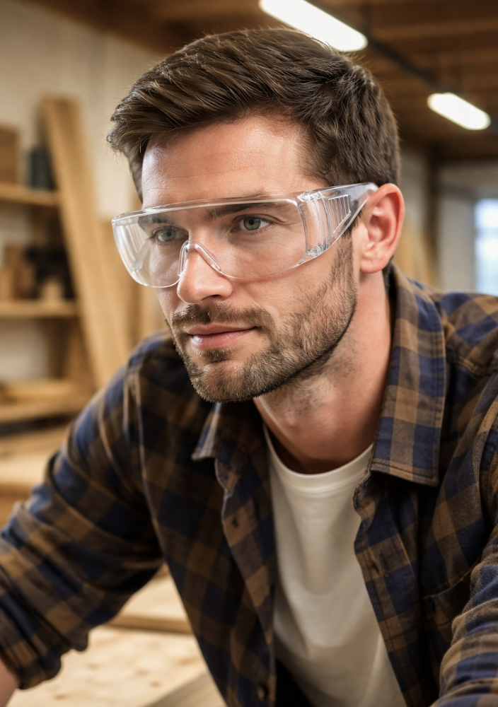 Lentes - Gafas Seguridad GLG Protectoras Contra Alto Impacto Certificadas Por Ansi Para Uso Medico, Químico, Industrial, Construcción Y Poder Usarse Sobre Lentes De Armazon Graduados - Image 2
