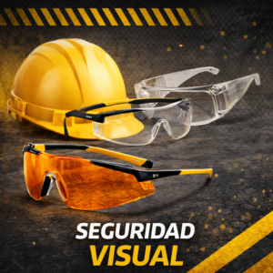 Venta de lentes de seguridad industrial y protección visual de policarbonato para trabajo en industria, construcción y taller. Distribuidor de equipo de seguridad.