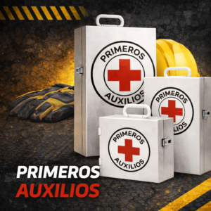 Venta de botiquines de primeros auxilios metálicos para industria, empresas y hogar. Distribuidor de equipo básico de seguridad y emergencia.