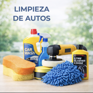 Productos de limpieza de autos