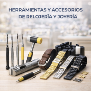 Herramientas y accesorios de joyería y relojería