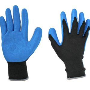 Par De Guantes De Seguridad En Poliester Recubierto De Latex