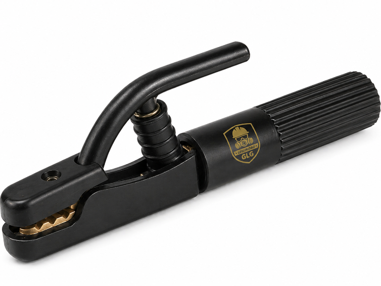 Pinza Porta Electrodos 300 Amp Uso Rudo Profesional, Alta Conductividad, Baquelita, Mordazas de Latón, 3 AWG, Ajuste Preciso